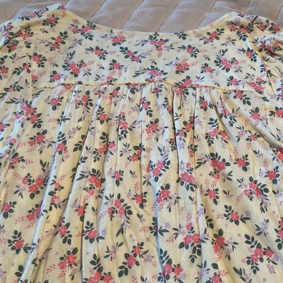 Lucky Brand Floral Button-Down Blouse S/P - Picture 4 of 6